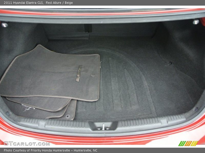 Red Allure / Beige 2011 Hyundai Elantra GLS