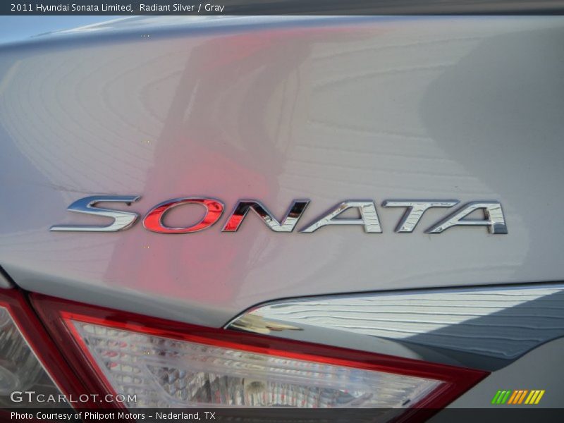 Radiant Silver / Gray 2011 Hyundai Sonata Limited