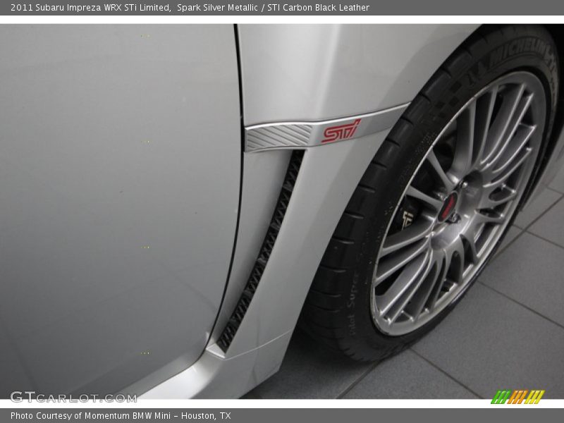 Spark Silver Metallic / STI Carbon Black Leather 2011 Subaru Impreza WRX STi Limited