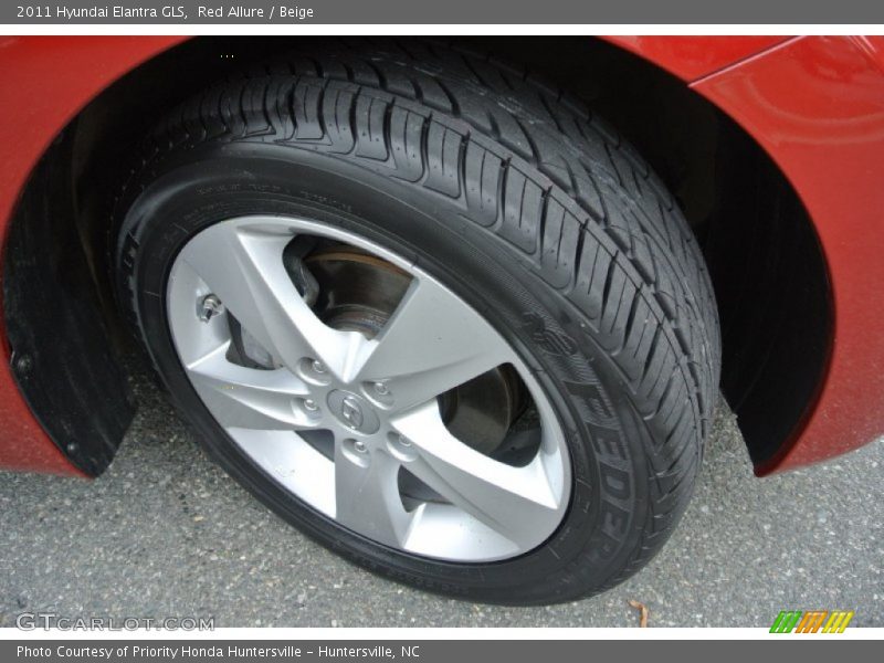 Red Allure / Beige 2011 Hyundai Elantra GLS