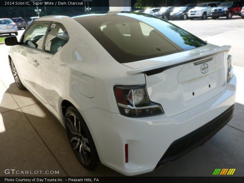 Super White / Dark Charcoal 2014 Scion tC