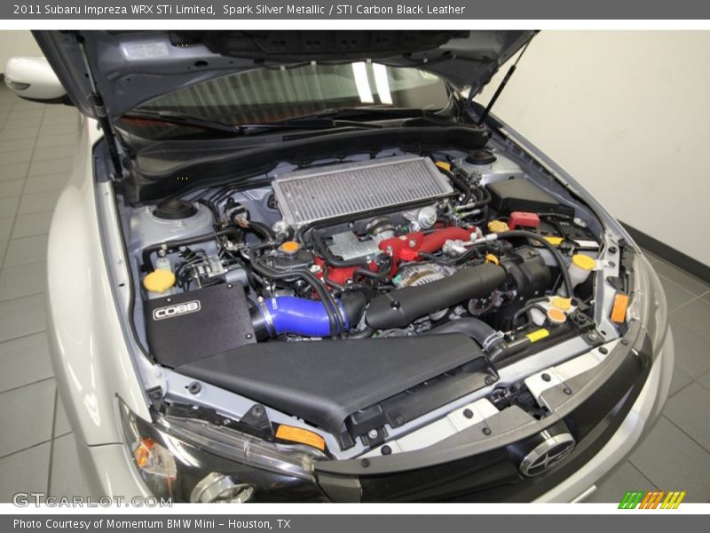 Spark Silver Metallic / STI Carbon Black Leather 2011 Subaru Impreza WRX STi Limited
