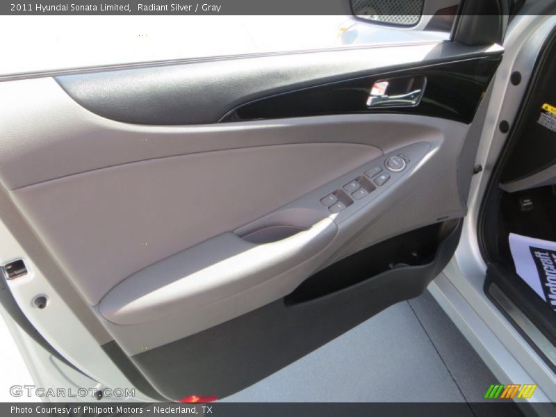 Radiant Silver / Gray 2011 Hyundai Sonata Limited