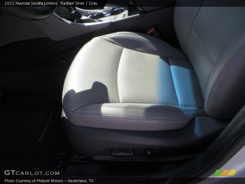 Radiant Silver / Gray 2011 Hyundai Sonata Limited