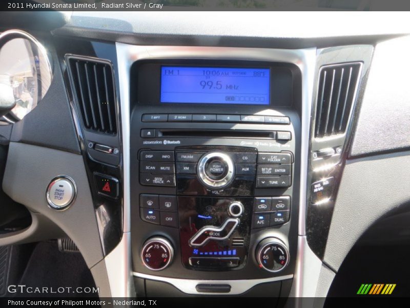 Radiant Silver / Gray 2011 Hyundai Sonata Limited