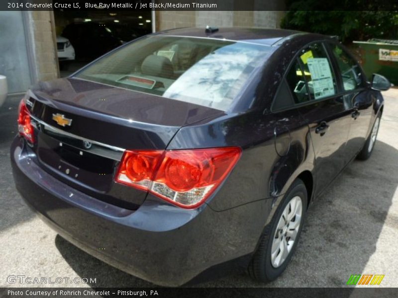 Blue Ray Metallic / Jet Black/Medium Titanium 2014 Chevrolet Cruze LS