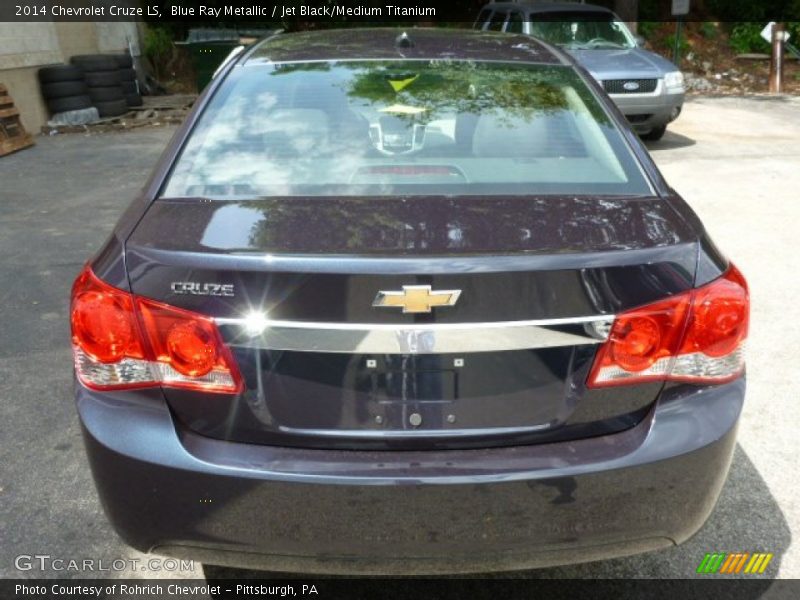 Blue Ray Metallic / Jet Black/Medium Titanium 2014 Chevrolet Cruze LS