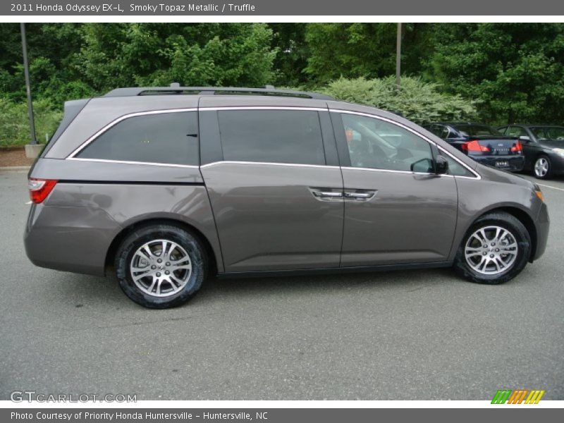 Smoky Topaz Metallic / Truffle 2011 Honda Odyssey EX-L