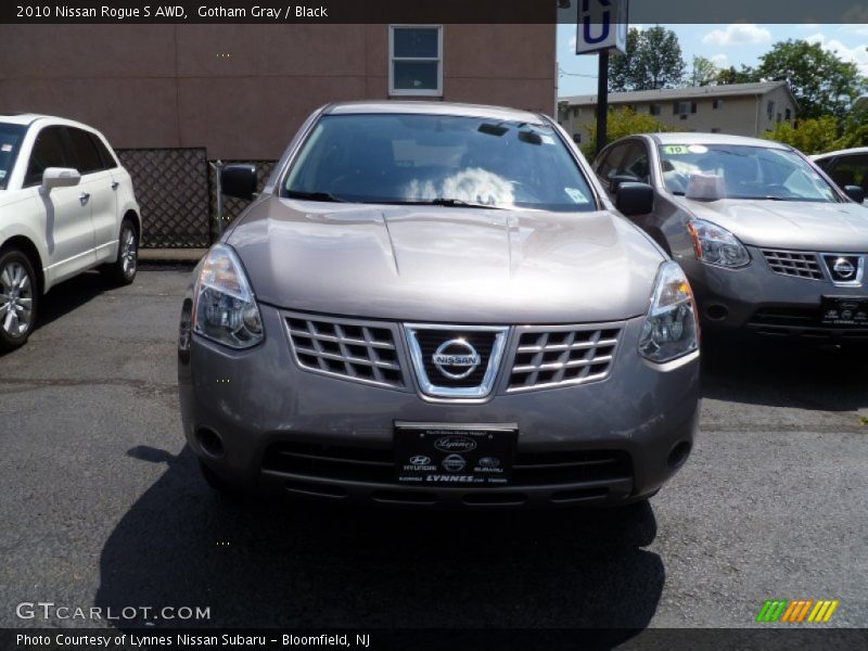 Gotham Gray / Black 2010 Nissan Rogue S AWD