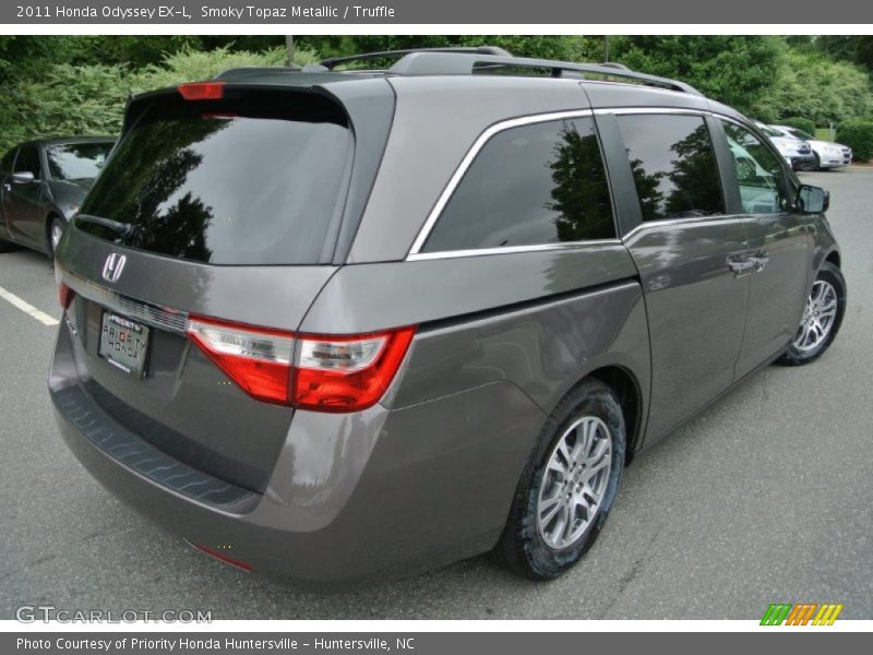 Smoky Topaz Metallic / Truffle 2011 Honda Odyssey EX-L