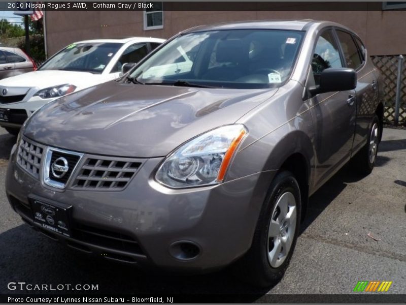 Gotham Gray / Black 2010 Nissan Rogue S AWD