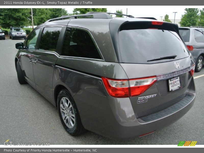 Smoky Topaz Metallic / Truffle 2011 Honda Odyssey EX-L