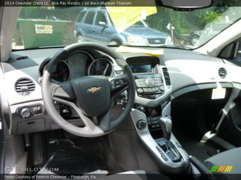 Blue Ray Metallic / Jet Black/Medium Titanium 2014 Chevrolet Cruze LS