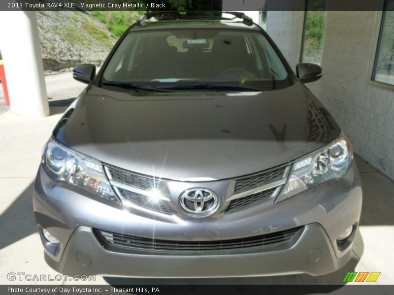Magnetic Gray Metallic / Black 2013 Toyota RAV4 XLE