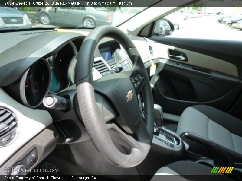 Blue Ray Metallic / Jet Black/Medium Titanium 2014 Chevrolet Cruze LS