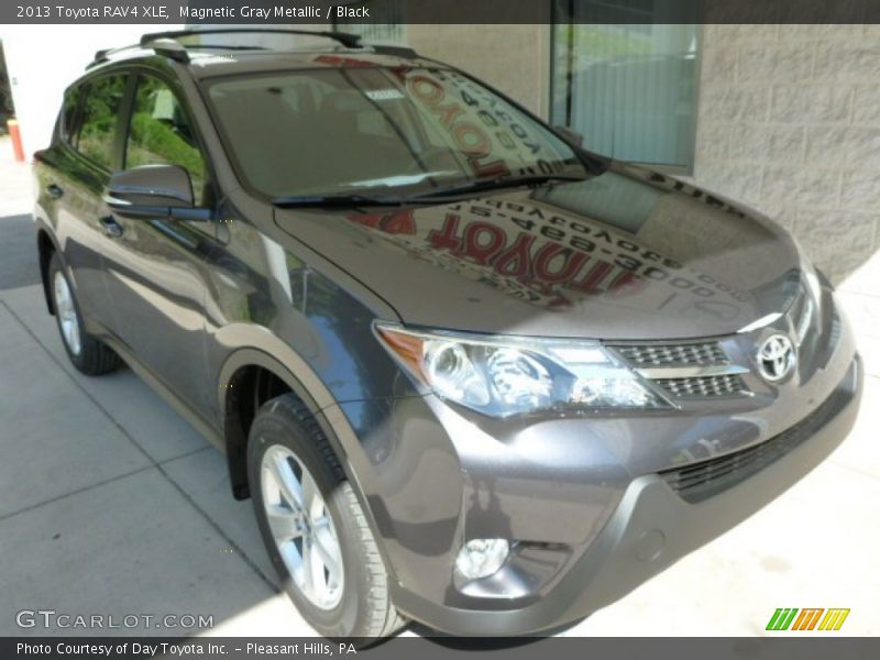 Magnetic Gray Metallic / Black 2013 Toyota RAV4 XLE