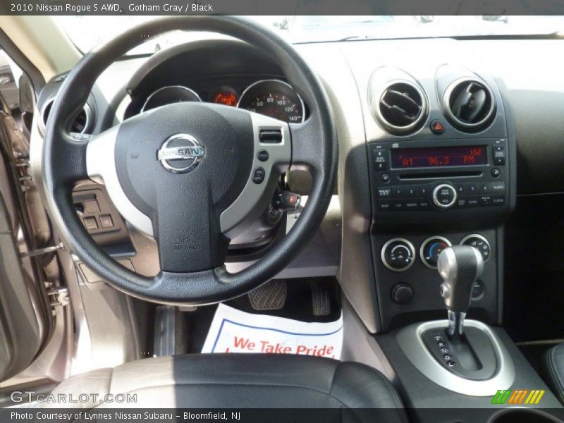 Gotham Gray / Black 2010 Nissan Rogue S AWD