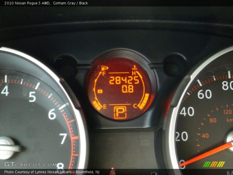 Gotham Gray / Black 2010 Nissan Rogue S AWD