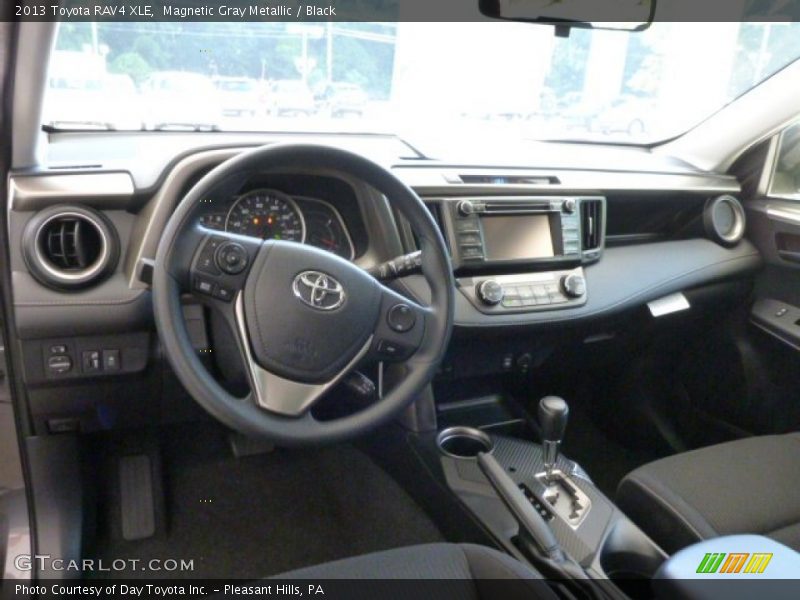 Magnetic Gray Metallic / Black 2013 Toyota RAV4 XLE