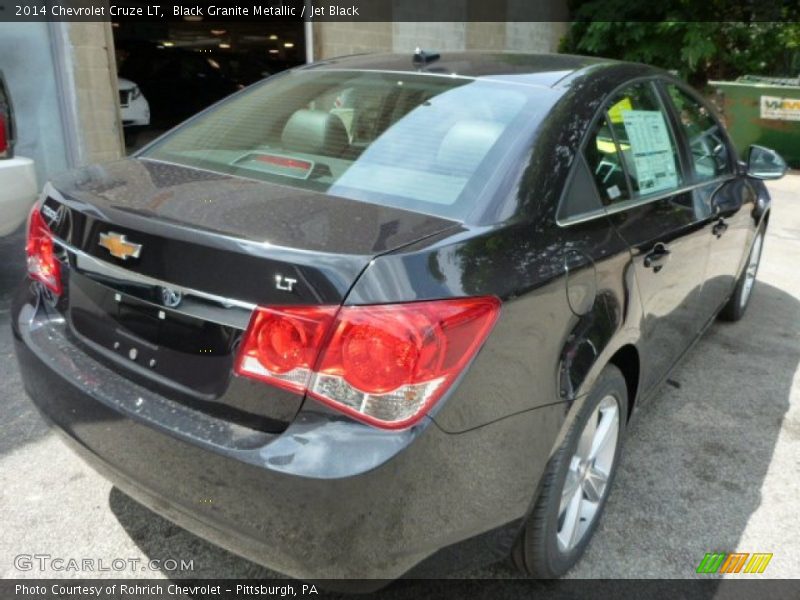 Black Granite Metallic / Jet Black 2014 Chevrolet Cruze LT