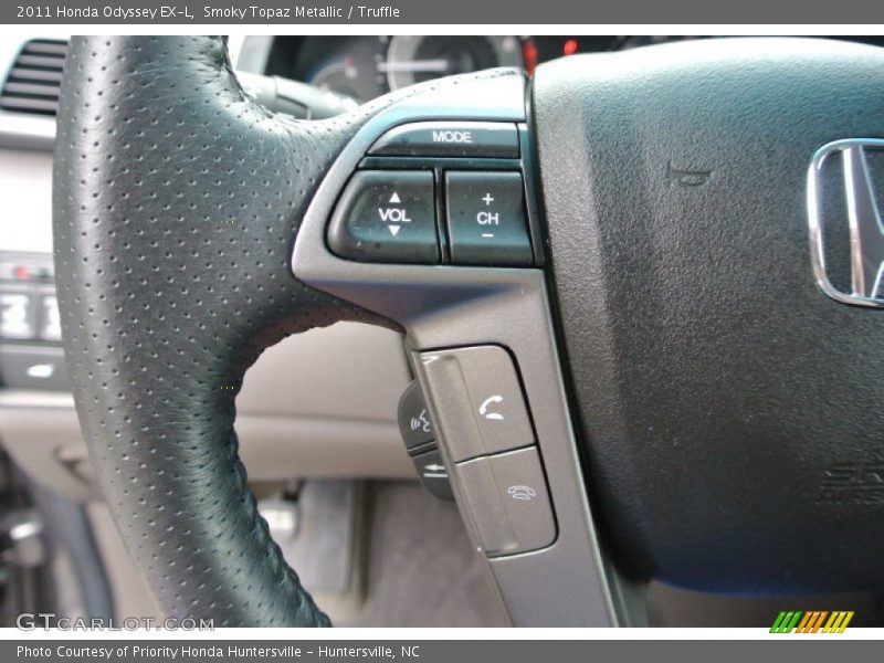 Smoky Topaz Metallic / Truffle 2011 Honda Odyssey EX-L