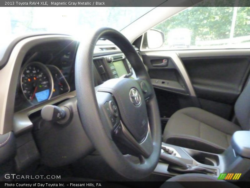 Magnetic Gray Metallic / Black 2013 Toyota RAV4 XLE