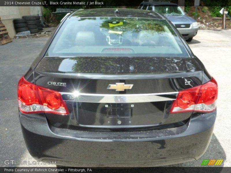 Black Granite Metallic / Jet Black 2014 Chevrolet Cruze LT