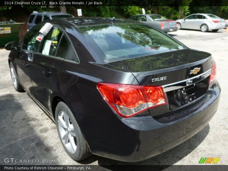 Black Granite Metallic / Jet Black 2014 Chevrolet Cruze LT