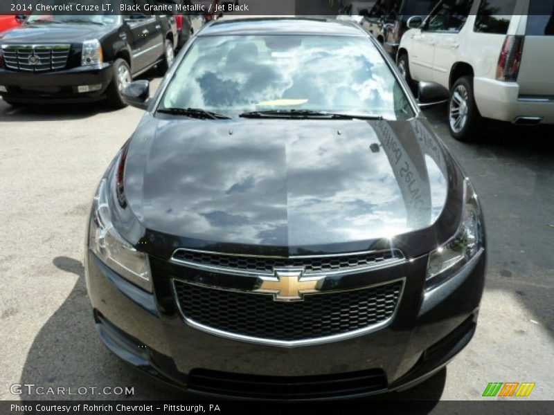 Black Granite Metallic / Jet Black 2014 Chevrolet Cruze LT