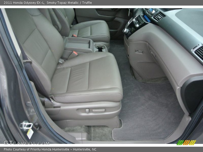 Smoky Topaz Metallic / Truffle 2011 Honda Odyssey EX-L