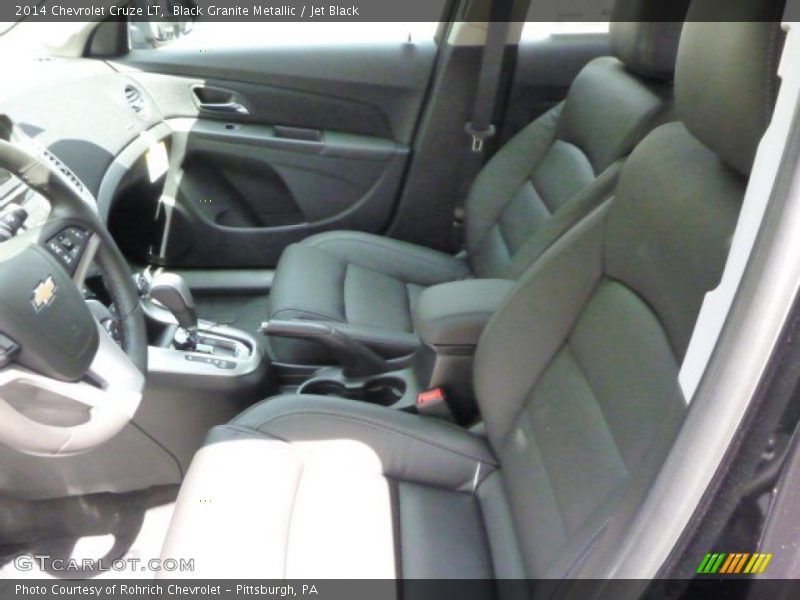 Black Granite Metallic / Jet Black 2014 Chevrolet Cruze LT