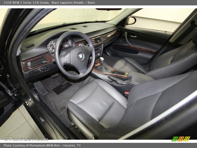 Black Sapphire Metallic / Black 2008 BMW 3 Series 328i Sedan