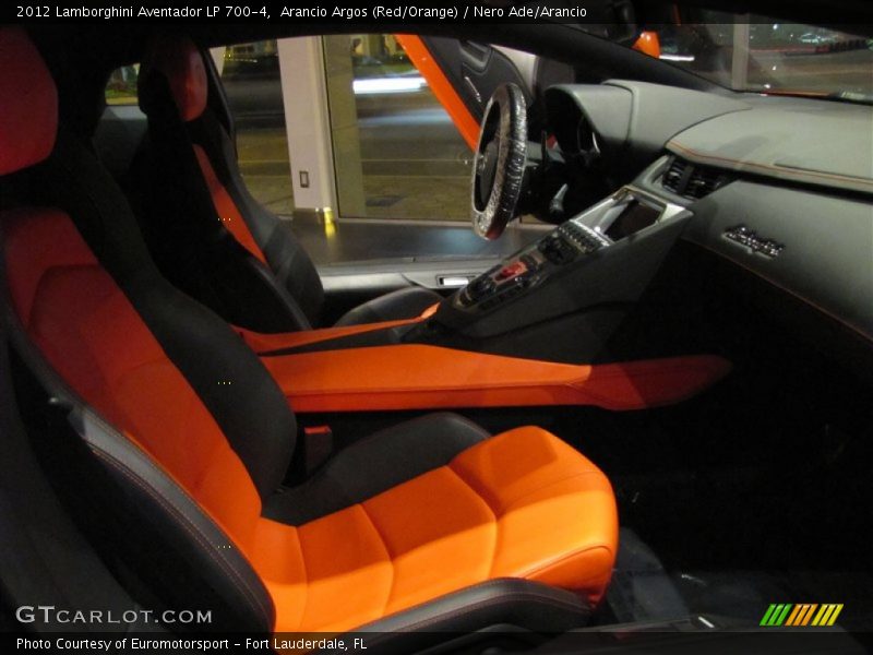  2012 Aventador LP 700-4 Nero Ade/Arancio Interior