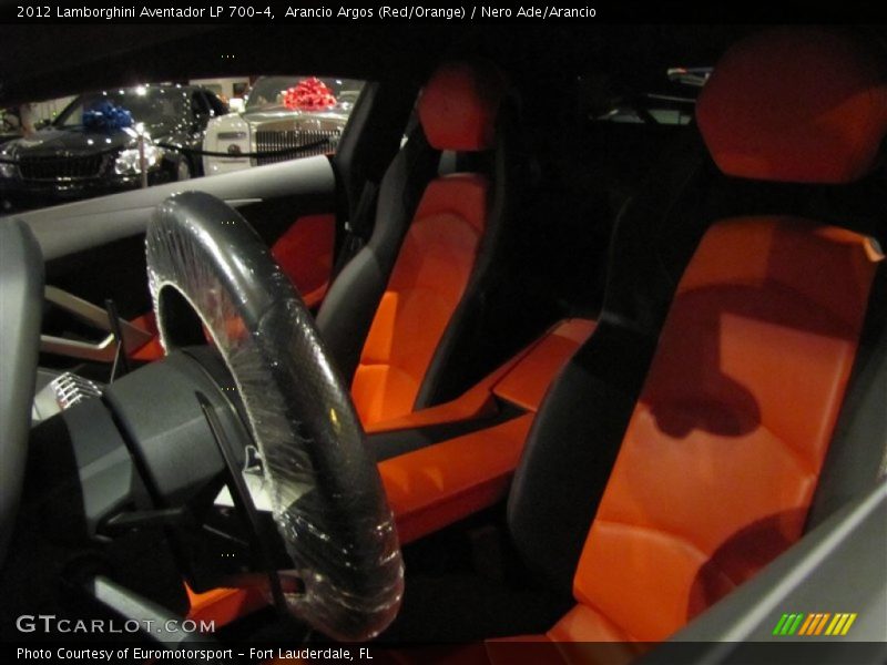 Front Seat of 2012 Aventador LP 700-4