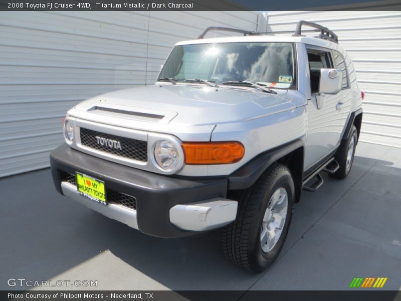 Titanium Metallic / Dark Charcoal 2008 Toyota FJ Cruiser 4WD