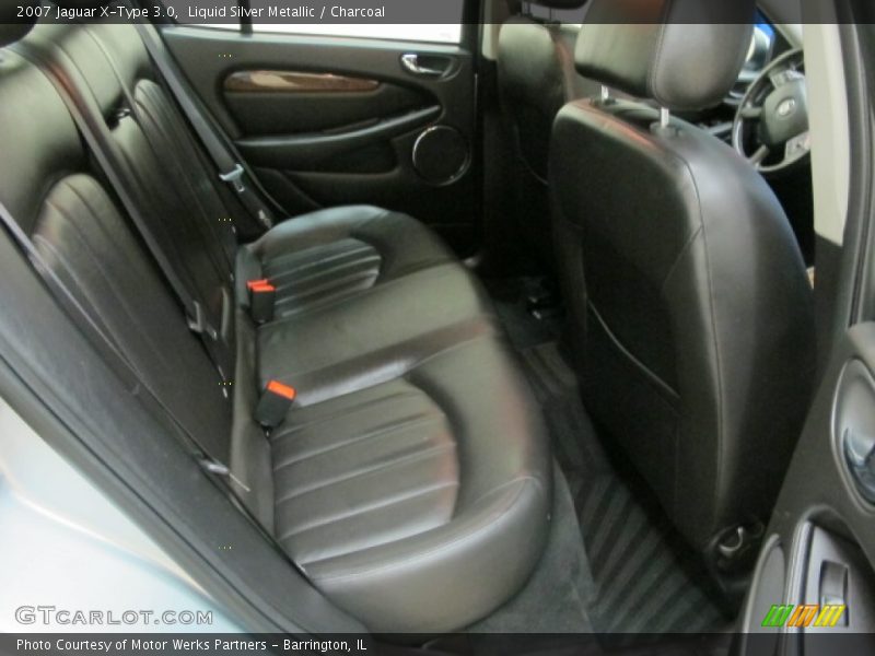 Liquid Silver Metallic / Charcoal 2007 Jaguar X-Type 3.0