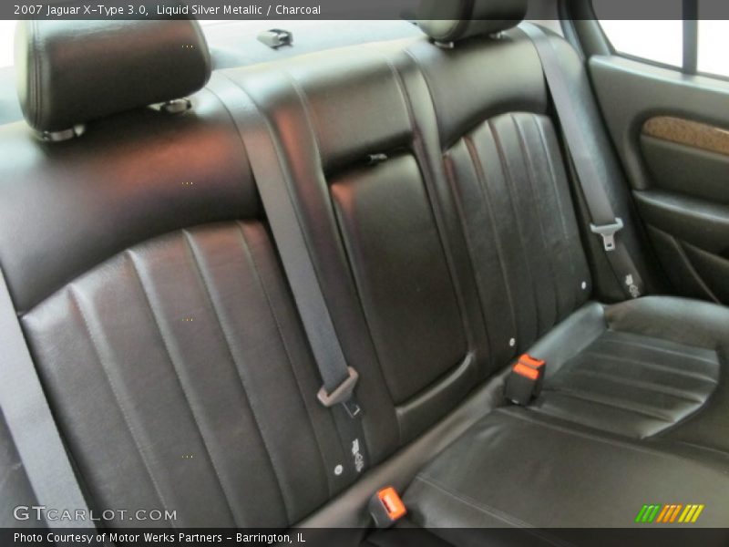 Liquid Silver Metallic / Charcoal 2007 Jaguar X-Type 3.0