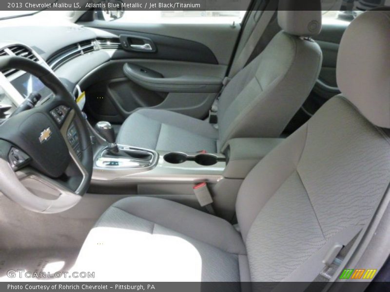 Atlantis Blue Metallic / Jet Black/Titanium 2013 Chevrolet Malibu LS