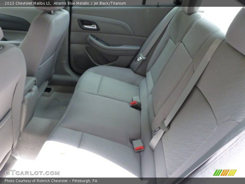 Atlantis Blue Metallic / Jet Black/Titanium 2013 Chevrolet Malibu LS