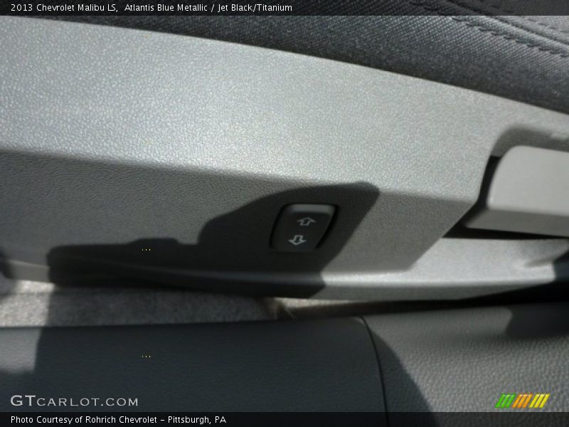 Atlantis Blue Metallic / Jet Black/Titanium 2013 Chevrolet Malibu LS