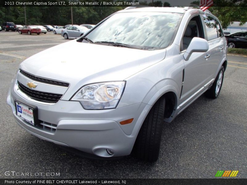 Silver Ice Metallic / Black/Light Titanium 2013 Chevrolet Captiva Sport LTZ