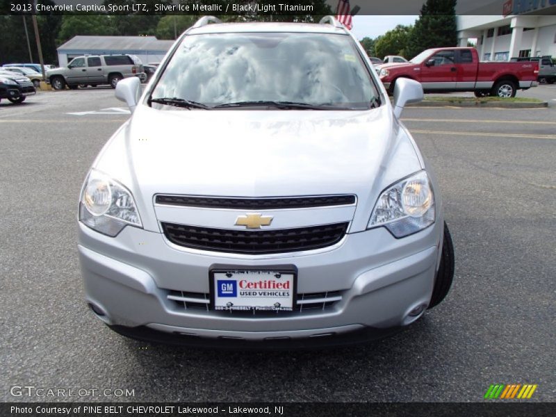 Silver Ice Metallic / Black/Light Titanium 2013 Chevrolet Captiva Sport LTZ