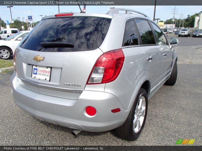 Silver Ice Metallic / Black/Light Titanium 2013 Chevrolet Captiva Sport LTZ