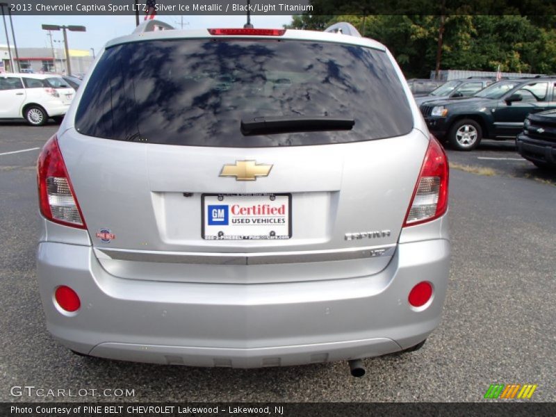Silver Ice Metallic / Black/Light Titanium 2013 Chevrolet Captiva Sport LTZ