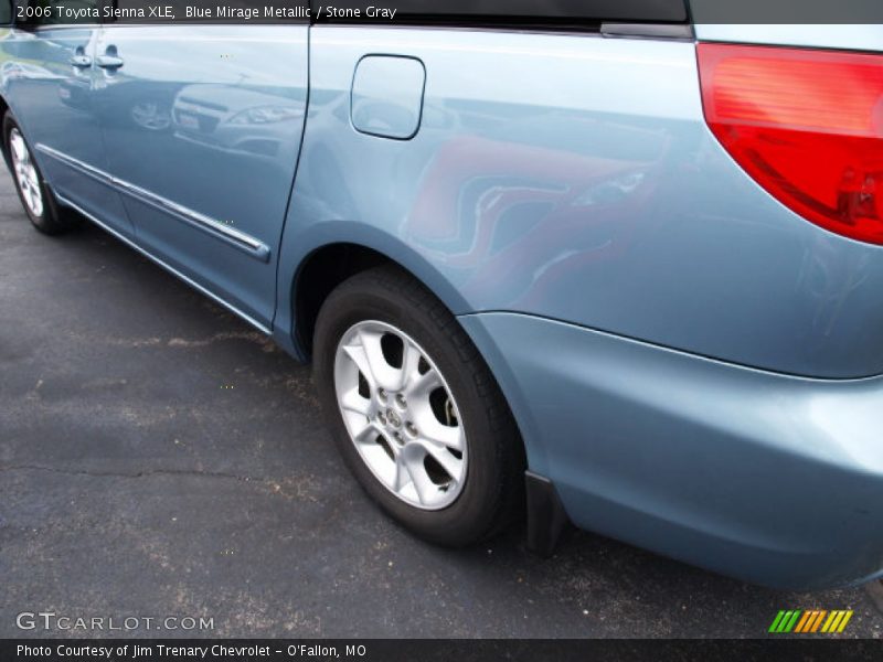 Blue Mirage Metallic / Stone Gray 2006 Toyota Sienna XLE