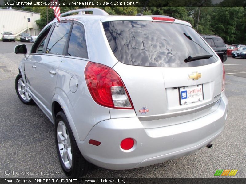 Silver Ice Metallic / Black/Light Titanium 2013 Chevrolet Captiva Sport LTZ