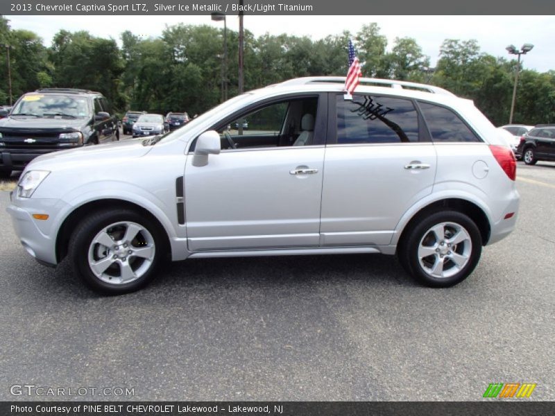 Silver Ice Metallic / Black/Light Titanium 2013 Chevrolet Captiva Sport LTZ