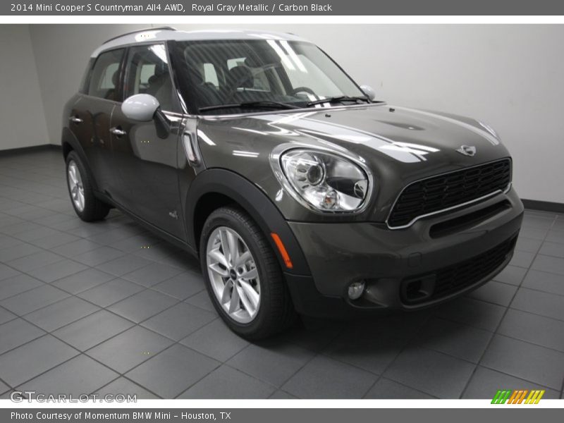 Royal Gray Metallic / Carbon Black 2014 Mini Cooper S Countryman All4 AWD
