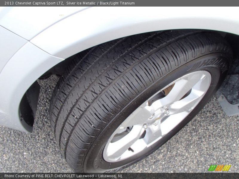 Silver Ice Metallic / Black/Light Titanium 2013 Chevrolet Captiva Sport LTZ