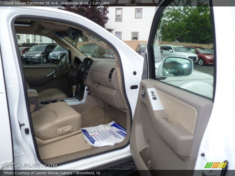 Avalanche White / Cafe Latte 2008 Nissan Pathfinder SE 4x4